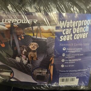 URPOWER Waterproof Car Bench Seat Cover